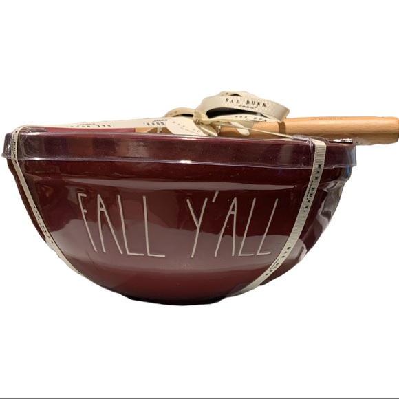 Rae Dunn Fall Y’all Bowl and Matching Spatula NWT Gift Set - Picture 2 of 3